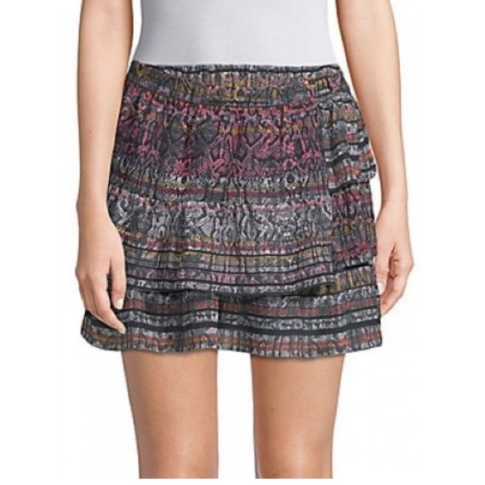 IRO Tucson Ruffle Wrap Skirt